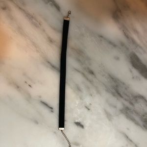 Black velvet choker